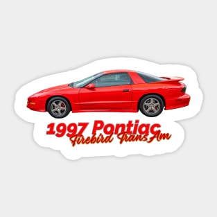 1997 Pontiac Firebird Trans Am Sticker